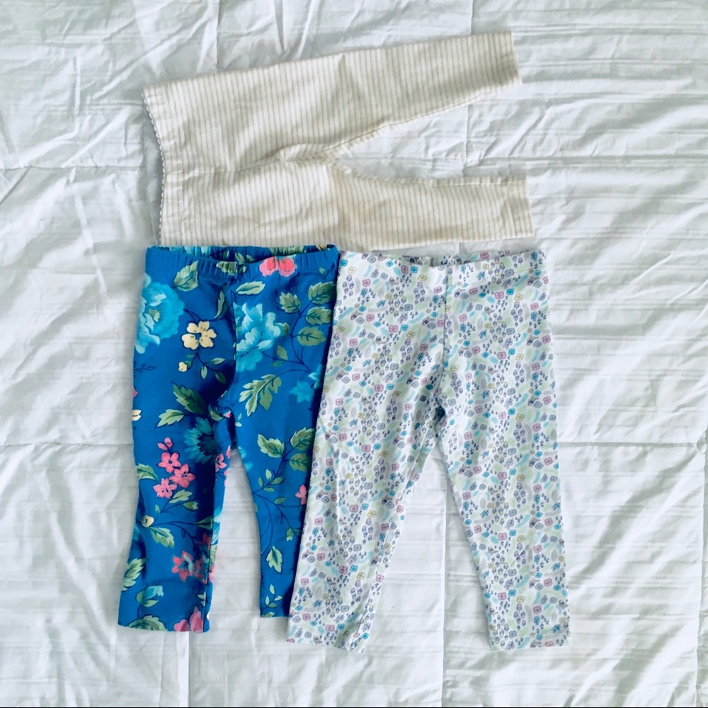 Bundle of girls leggings, 18-24 mos